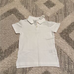 Classic White Polo Shirt for Toddlers